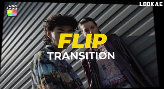 FCPX插件-30组高级翻转弹跳视频转场过渡预设