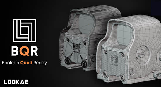 Blender插件-布尔建模网格优化工具 BQR Boolean Quad Ready V1.4