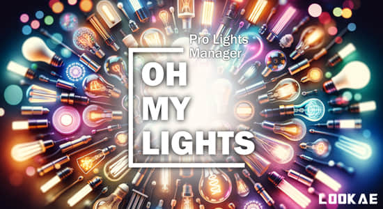 Blender插件-灯光控制管理工具 Oh My Lights V1.2.0