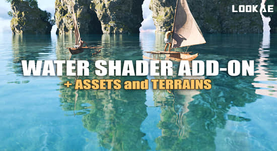 Blender插件-水面着色器工具 Water Shader V2.1.2