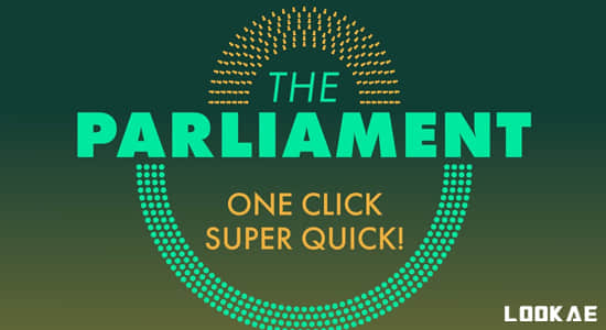 AE脚本-信息数据可视化图形展示动画 The Parliament V1.0+使用教程