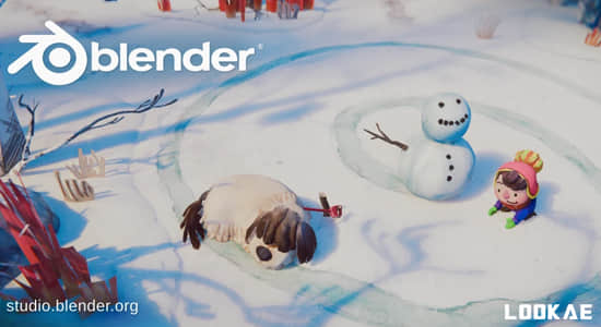 中文版全能三维动画制作软件 Blender 4.5 Win/Mac/Linux 开源免费使用