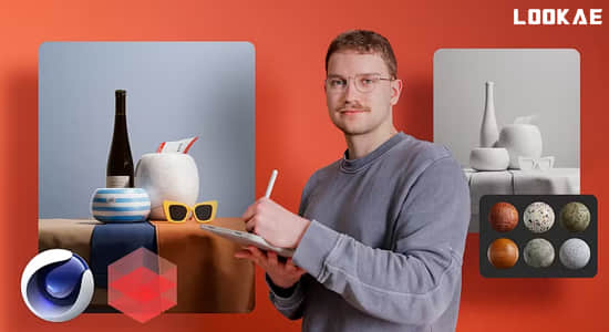 C4D教程-RS产品渲染学习课程 3D Design for Commercials with Cinema 4D and Redshift