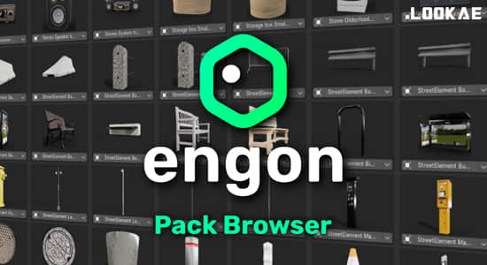 Blender插件-资产文件即时搜索生成器 Engon V1.6.0