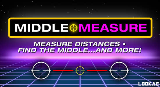 AE脚本-测量中心点距离联动动画生成器 Middle Measure v1.0
