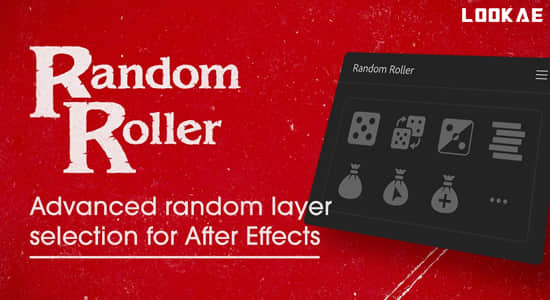AE脚本-图层顺序随机分组排列工具 Random Roller v1.0.1+使用教程