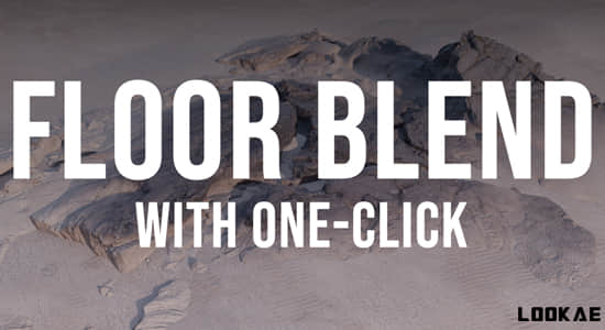 Blender插件-地面贴图融合工具 Floor Blend v1.0.0