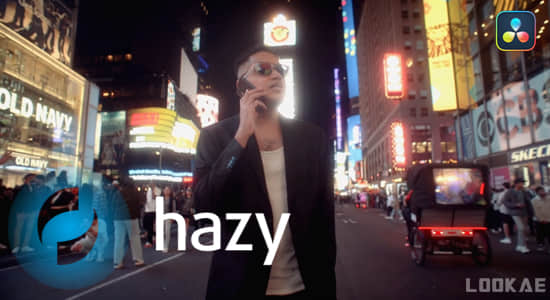 梦幻柔光朦胧扩散特效达芬奇插件 Hazy V1.03 Mac/Win