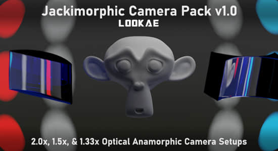 Blender插件-模拟真实摄像机效果 Jackimorphic Camera Pack V1.0.3 含使用教程