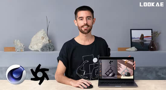 C4D教程-3D静物构图设计制作 Still-Life Composition in 3D