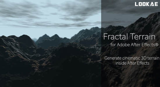 AE插件-三维地形山脉生成器 Fractal Terrain v1.0.0 Win/Mac 含使用教程
