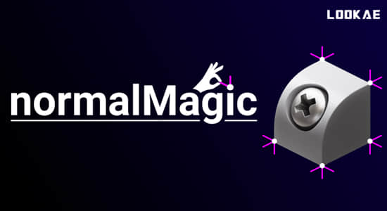 Blender插件-模型法线控制工具 Normal Magic V1.0.1-LookAE.com Blender插件-模型法线控制工具 Normal Magic V1.0.1