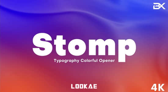 AE/PR模板-动感节奏快闪文字标题演示卡点动画片头 含原版音乐