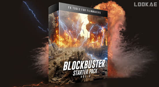 魔法能量风暴激光流星火焰战斗爆炸特效4K视频素材+音效V2