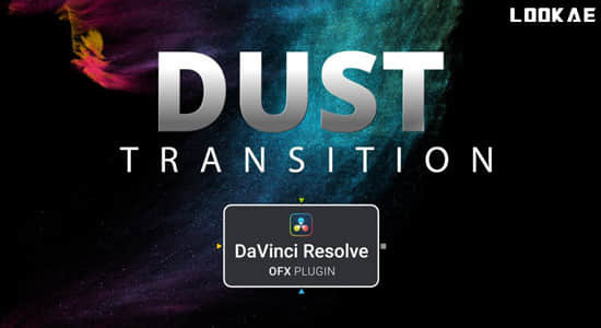 达芬奇插件-粉尘粒子消散溶解转场过渡特效 Dust Transition V1.1.1 Win 含使用教程