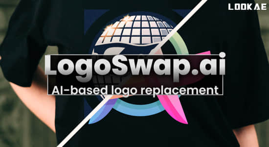 AE插件-人工智能LOGO图标移除替换工具 LogoSwap v1.4.41 Win
