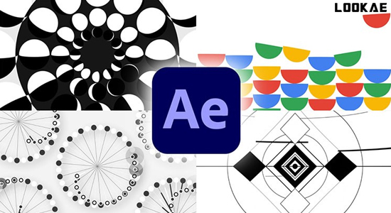 AE教程-创意循环图形动画制作学习 Looping Animation Secrets-LookAE.com AE教程-创意循环图形动画制作学习 Looping Animation Secrets